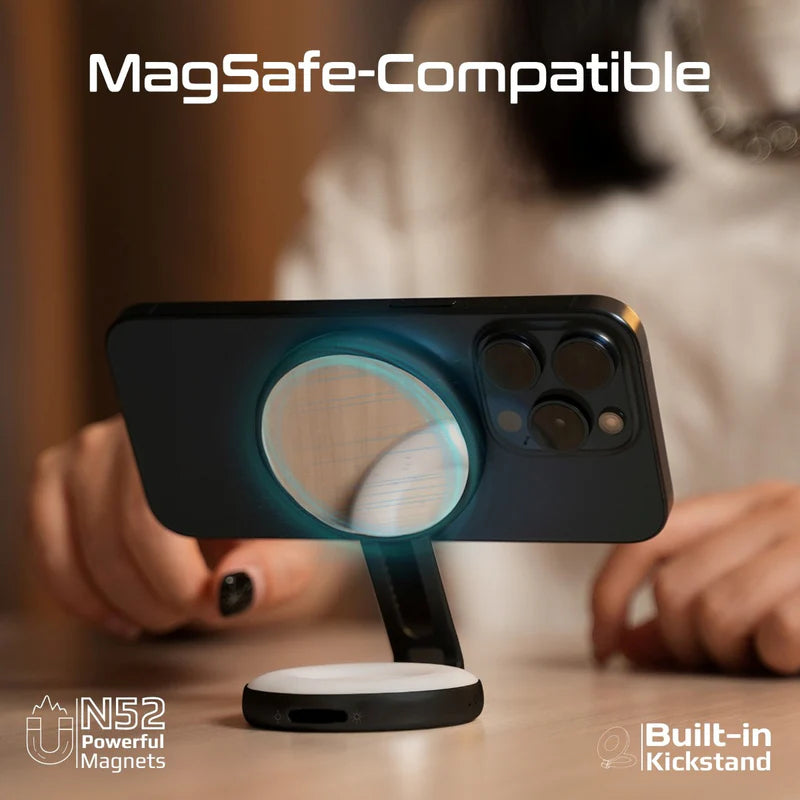 PROMATE 360° قابل للدوران،نحيف ،ماج سيف ،قابلة لاعادة الشحن ، ضوءال اي دي