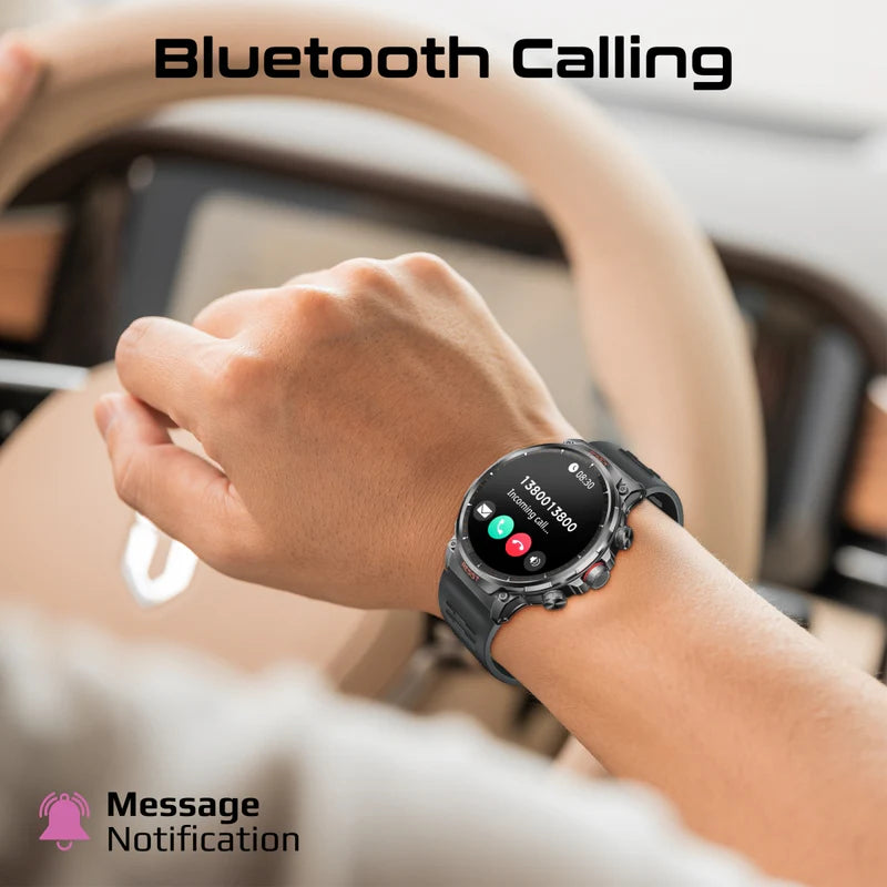 PROMATE Tough-Built Fitness Tracker Smartwatch with BT Calling