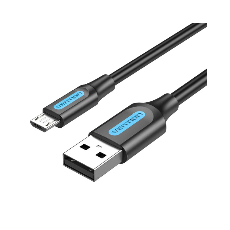 Vention USB 2.0 A Male to Micro-B Male 3A Cable - 1.5M / Black – WIBI ...