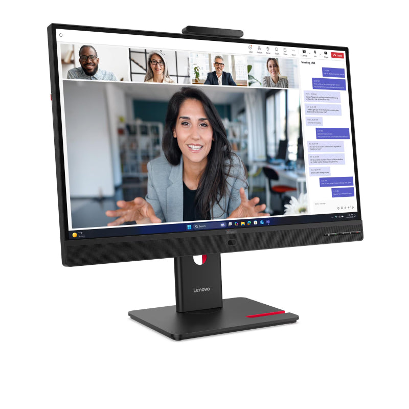Lenovo ThinkVision T27QD-4v Monitor - 27.0" QHD / 4ms / Upto 120Hz / HDMI 2.1 / DisplayPort 1.4 /LAN / USB-C/USB-A / Camera / Speaker - Monitor