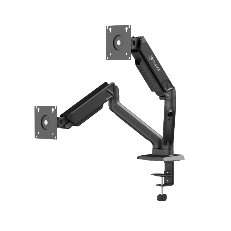 SADES Viper SA-MS01 Dual Monitor Mount Arm (Max size 32"/9KG Per ARM) - Black