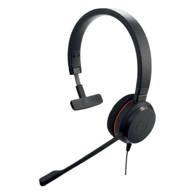 سماعة رأس  Jabra Evolve 20 MS أحادية اللون سماعة رأس  بسلك  يو اس بي/ أسود