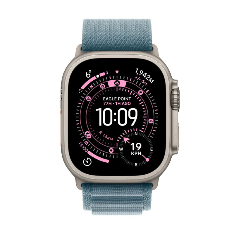 Apple Watch Ultra 3 - LTPO OLED / 64GB / 49mm / Bluetooth / Wi-Fi / Cellular / Large / Natural Titanium Case with Light
