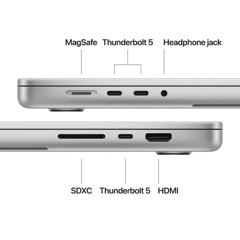 Apple MacBook Pro - 16.2" / M4 Pro / 14-Core CPU / 20-Core GPU / 48GB RAM / 512GB SSD / Silver / 1YW