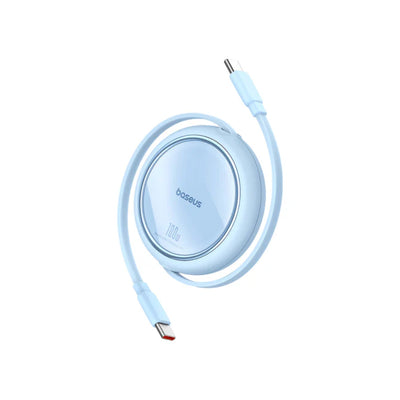 Baseus Free2Pull Retractable USB-C Cable - 100W / Blue