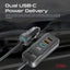 PROMATE MagSafe Flexible Smartphone Charging Mount - 15W + PROMATE RapidCharge Car Charger with Multi-Port Backseat Charging Hub - 120W / USB-A / USB-C - Bundle Offer