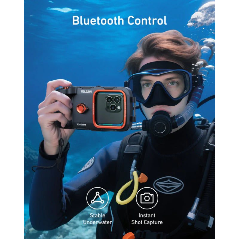 TELESIN Underwater Diving Phone Case