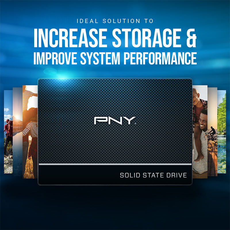 PNY CS900 SSD - 1TB / Up to 535MB/s / 2.5-inch / SATA-III - SSD (Solid State Drive)