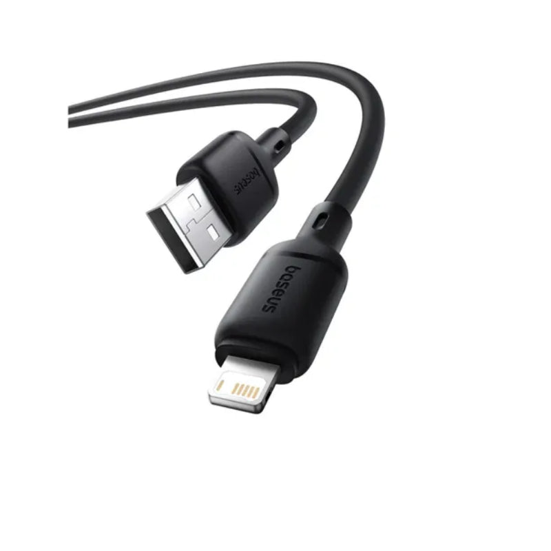 Baseus Silky USB-A to Lightning Fast Charging Cable - 2 Meters / Black