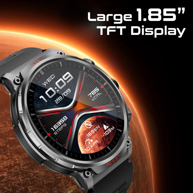 PROMATE Tough-Built Fitness Tracker Smartwatch with BT Calling