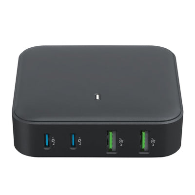 GOUI GaN 100W Desktop Charger - 100W / USB-A/USB-C / Black