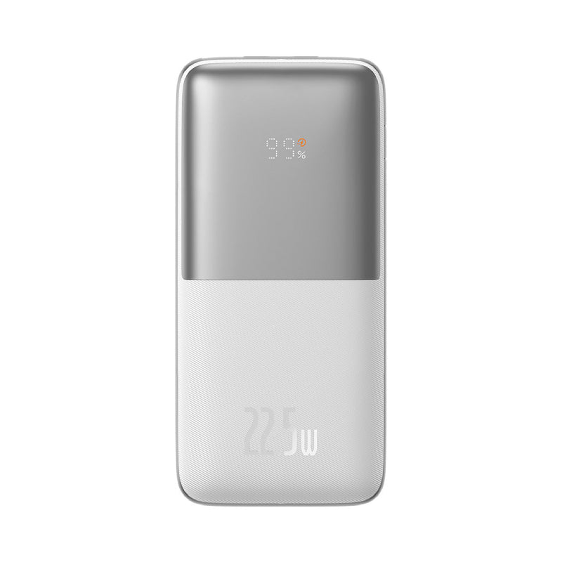 Baseus Bipow Pro Digital Display Fast Charge Power Bank - 10000mAh/ 22.5W/ White