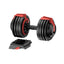 KingSmith 3-in-1 Adjustable Dumbbell - 2.5 kg - 24 kg / Textured Anti-Slip Grip