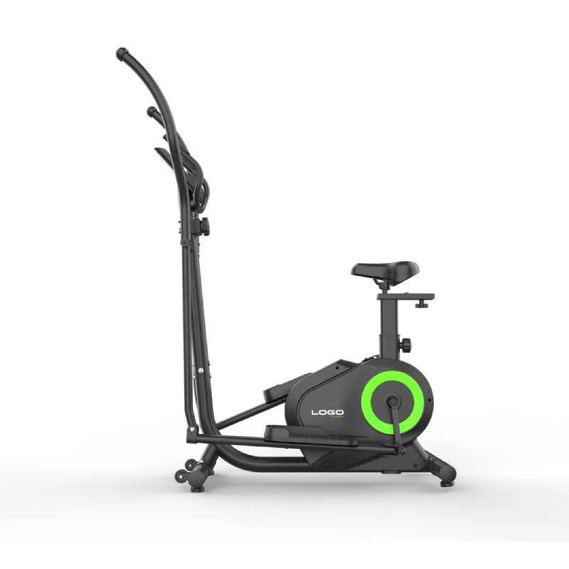 Black Bull 2-in-1 Elliptical Cross Trainer with Seat - Users Up to 120KG / Black