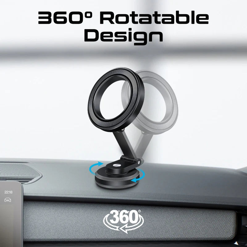 حامل مغناطيسي قابل للطي بدون قاعدة من PROMATE MagGrip بزاوية 360 درجة