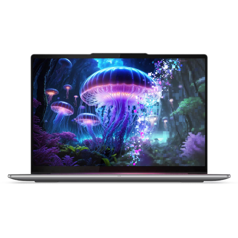 لينوفو يوجا نحيف  الجيل Copilot+ جهاز كمبيوتر  14" WUXGA (1920x1200) OLED / ألترا 256V / 16 جيجابايت  1 تيرابايت NVMe م.2 إس إس دي) / Intel® Arc™ الرسومات / AI تعزيز, فوق إلى TOPS / ويندوز 11 هوم  2YW /الإنجليزية  Luna رمادي  لابتوب