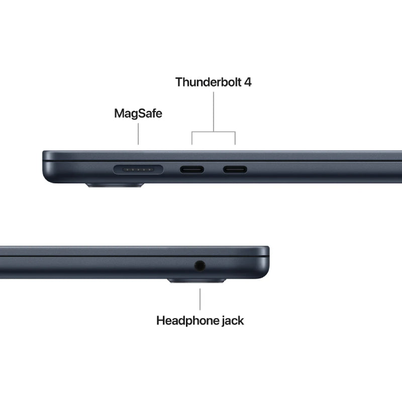 Apple MacBook Air - 15.3" / M5 / 10-Core CPU / 10-Core GPU / 16GB RAM / 512GB SSD / Arb/Eng / Midnight / 1YW (Z1LW0014V)