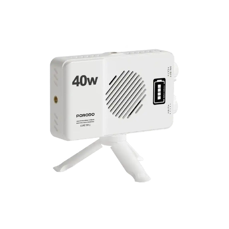 Porodo Lifestyle Cannes Capture Rechargeable Handheld Photography Fill Light - White
