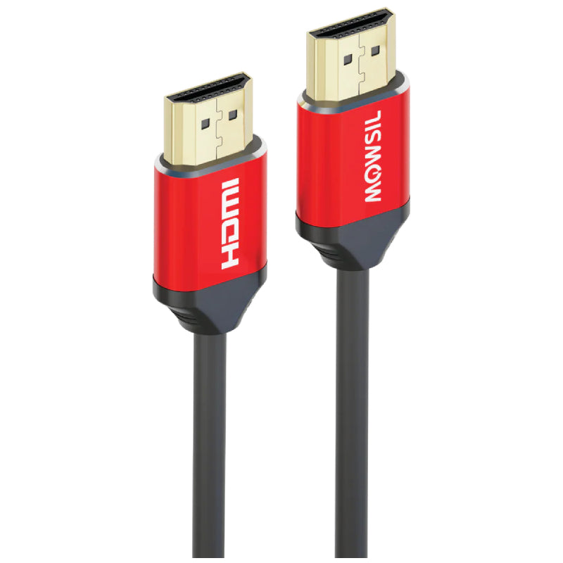 Mowsil HDMI 1.4 Cable - 4K / 30Hz / 20 Meter / Red/Grey
