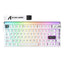 ATTACK SHARK R85 HE Rapid Trigger Keyboard Magnetic Switch with Custom Lightbox - White