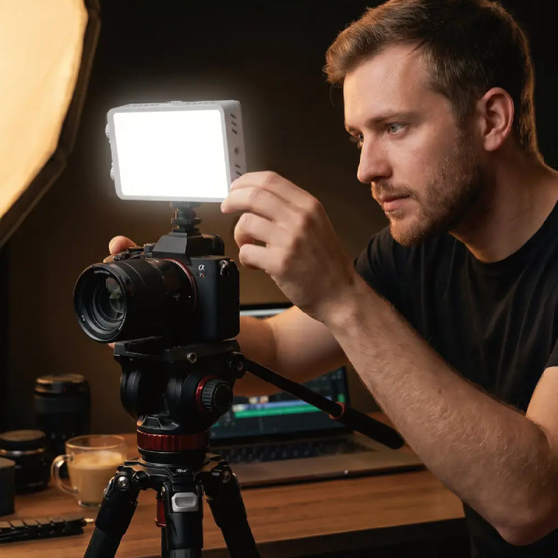 Porodo Lifestyle Cannes Capture Rechargeable Handheld Photography Fill Light - White