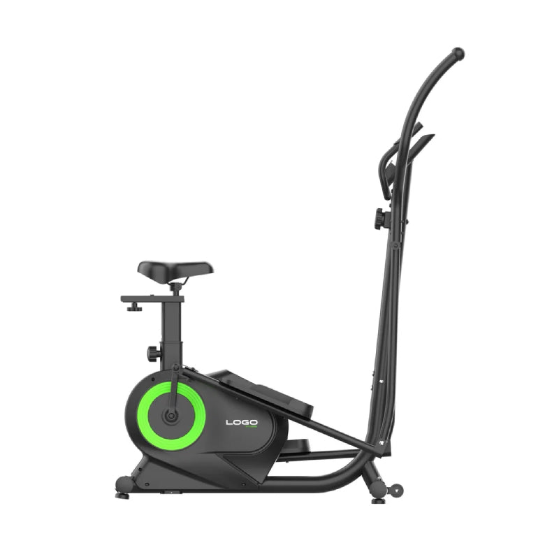 Black Bull 2-in-1 Elliptical Cross Trainer with Seat - Users Up to 120KG / Black
