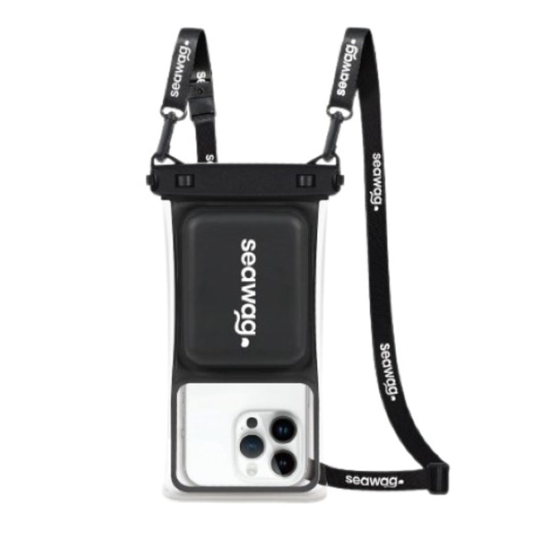 Seawag Smartphone Waterproof Case 6.9" With Floating Foam - Black