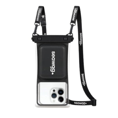 Seawag Smartphone Waterproof Case 6.9" With Floating Foam - Black