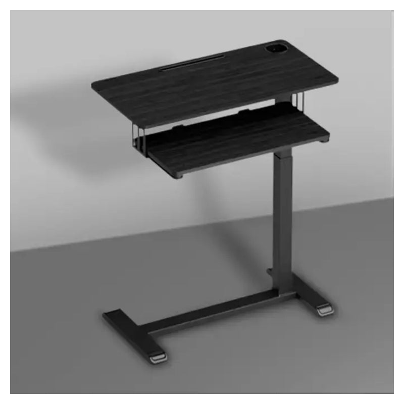 Porodo Height Adjustable Side Desk with Keyboard Tray