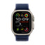 Apple Watch Ultra 2 (2024) - LTPO OLED / 64GB / 49mm / Small/Medium / Bluetooth / Wi-Fi / Cellular / Titanium Blue Trail Loop