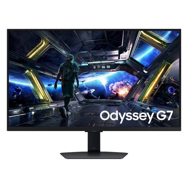 Samsung 32" Gaming Monitor G7 G70D Odyssey - 32.0" IPS 4K / Up to 144Hz / 1ms / USB / HDMI2.1 / DisplayPort 1.4 / LAN / Wi-Fi / Bluetooth / Black - Monitor
