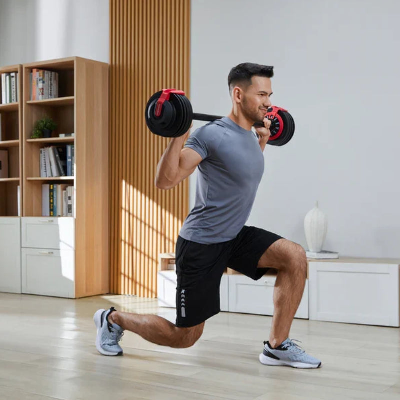 KingSmith 3-in-1 Adjustable Dumbbell - 2.5 kg - 24 kg / Textured Anti-Slip Grip