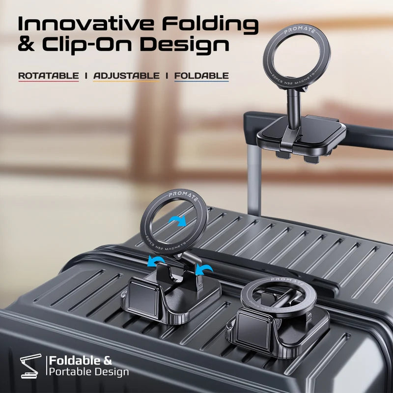 حامل ماج سيف قابل للتدوير 360 درجة من PROMATE مع قاعدة شحن لاسلكية