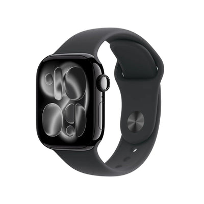 Apple Watch Series 11 - LTPO OLED / 64GB / 46mm / Bluetooth / Wi-Fi / Small/Medium / Jet Black Aluminum Case With Black