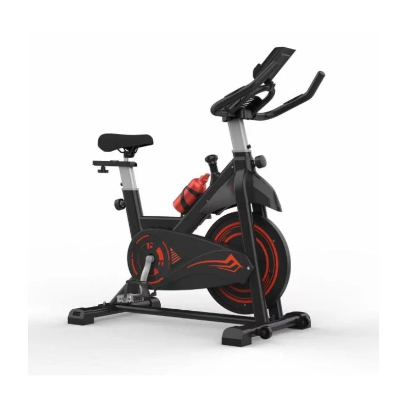 Black Bull Spinning Bike with Advanced Features for Home Workouts