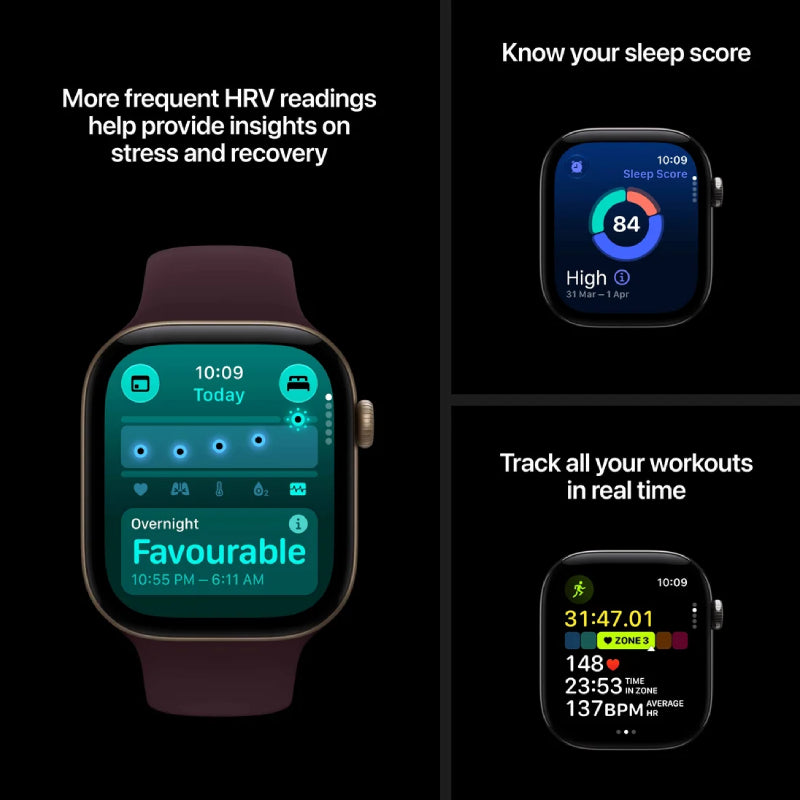 Apple Watch Series 12 - LTPO OLED / 64GB / 42mm / Bluetooth / Wi-Fi + Cellular / Dark Bronze Aluminum Case with Dark Bronze Milanese Loop