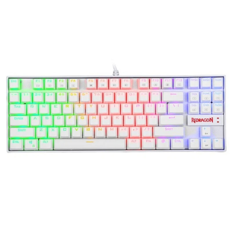 Redragon K552 KUMARA LED Backlit Mechanical Gaming Keyboard - Wired / 87 Keys / White