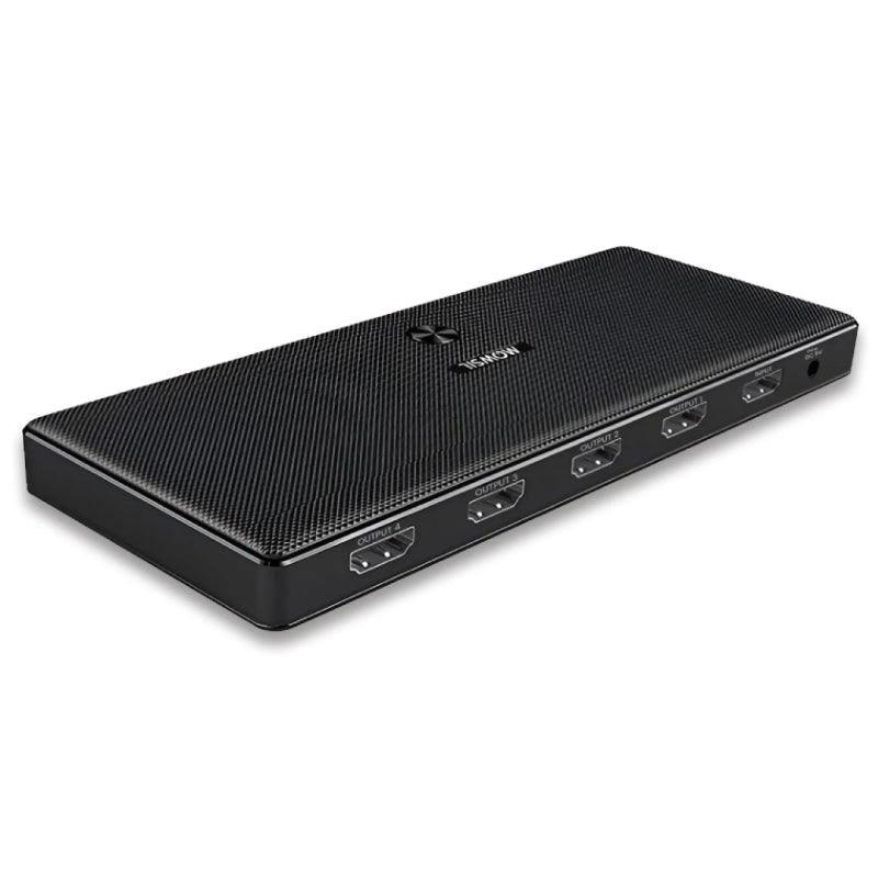 Mowsil 1-In-4 HDMI Splitter - 4K@30Hz / Black