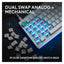 Logitech G512 X 98 Dual Swap TMR Analog / Mechanical Wired Gaming Keyboard Analog Optical Switch With LIGHTSYNC RGB - White