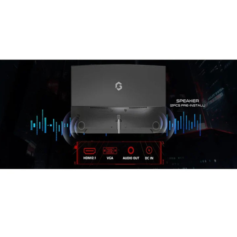 GAMEON GOC27F120VA Curved FHD Gaming Monitor - 27" FHD / 120Hz / 1ms / HDMI 2.1 / VGA - Black