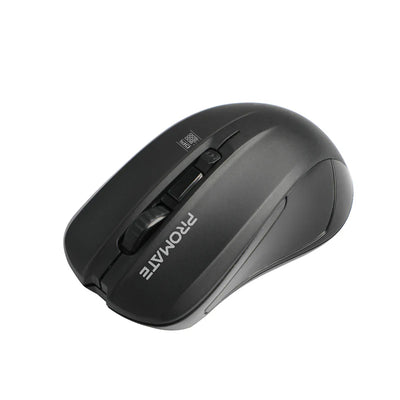 PROMATE Contour Comfort Performance Wireless Ergonomic Mouse - Black