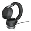 Jabra Evolve2 85 MS Stereo Headphone with Stand - Wireless / USB-A / Black