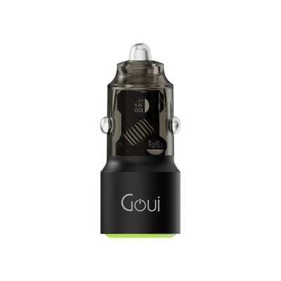 GOUI Gear 65W Car Charger - 65W / USB-A/USB-C / Transparent