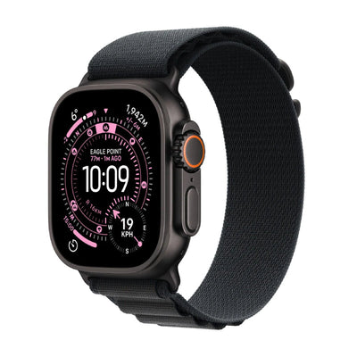 Apple Watch Ultra 3 - LTPO OLED / 64GB / 49mm / Bluetooth / Wi-Fi / Cellular / Large / Black Titanium Case with Black