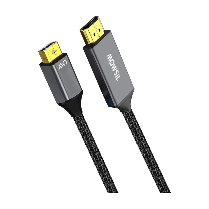 Mowsil Mini DisplayPort to HDMI Cable - 4K / 2 Meter