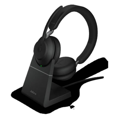 Jabra Evolve2 65سماعة رأس  لاسلكي جهاز كمبيوتر  ستيريو  حامل سماعة رأس  حامل  لاسلكي  أسود