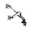 SADES Apep SA-MS02 Dual Monitor Mount Arm (Max Screen size 32"/9KG Per ARM) - White