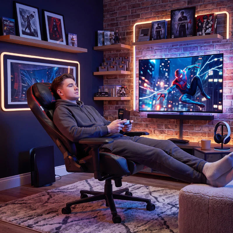 Black Bull Super Pro Gaming Chair - Black+Red