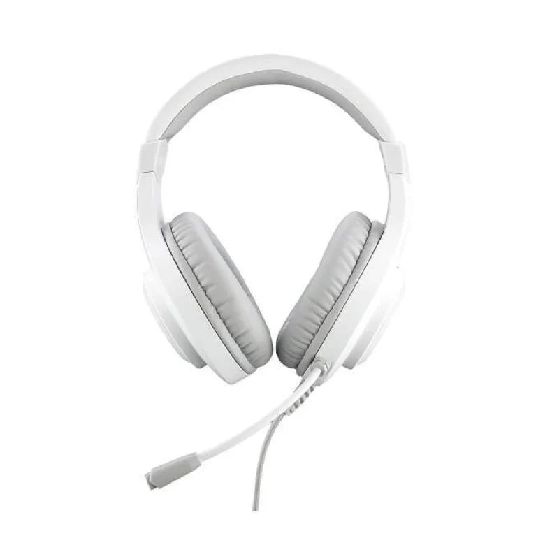 Redragon H260 HYLAS Wired Headphone - USB + 3.5mm / White + Redragon BS8772 Wireless Keyboard and Mouse Combo - Lollipop Blue + HyperX Pulsefire Mat Gaming Mouse Pad - Medium / Black - Bundle Offer
