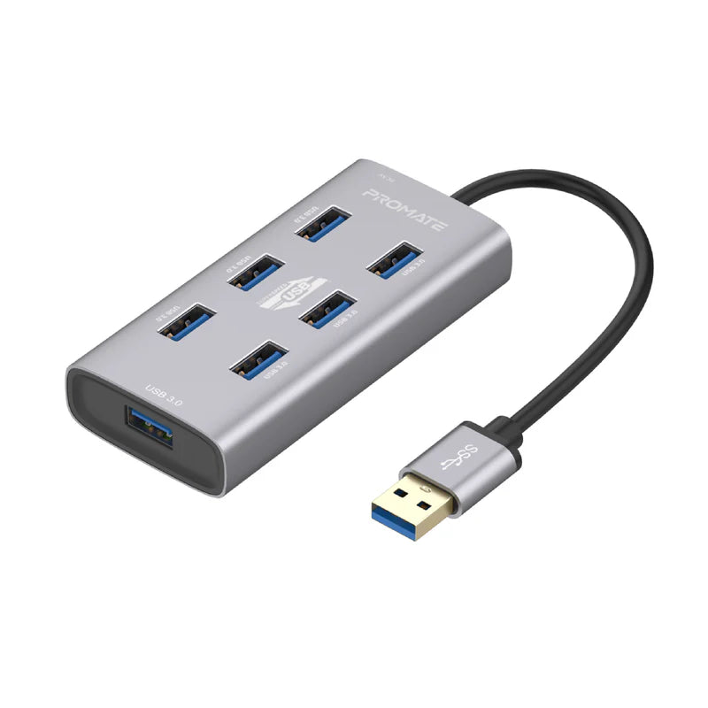 PROMATE 7-port USB 3.0 Hub - USB-A – WIBI (Want IT. Buy IT.)